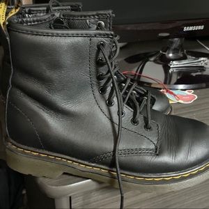 Authentic Black Dr Martens 1460 Kids Size 3 zipper style